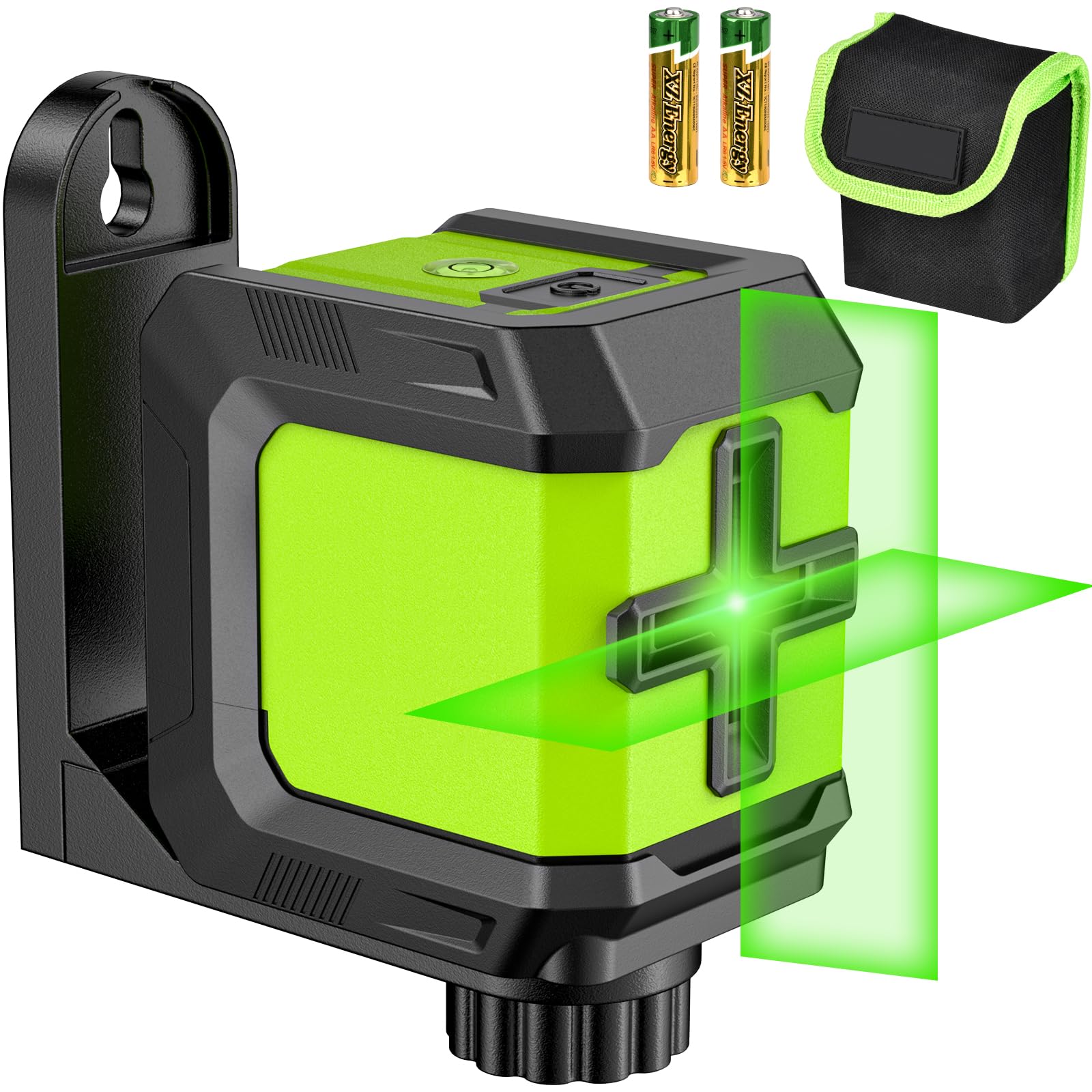 Livella Laser Verde Autolivellante - 2 Linee, 100 Piedi, IP54, Per Edilizia E Bricolage - Foto 2