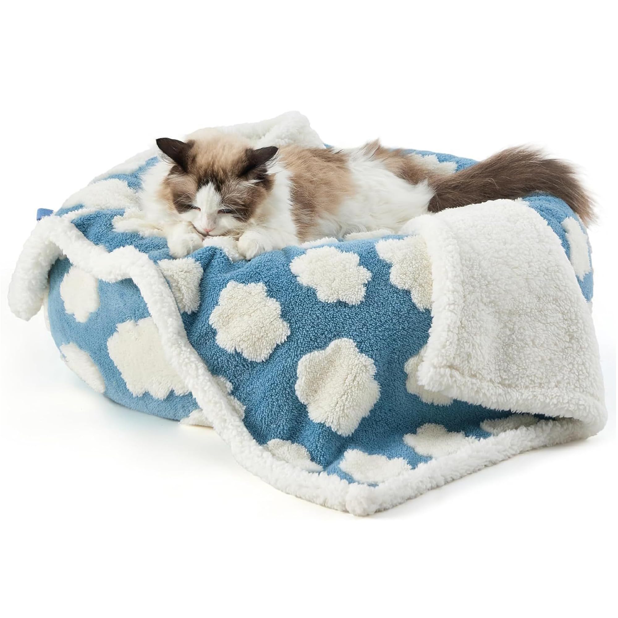 Manta grande para perros, manta para mascotas para perros y gatos, manta para mascotas, mantas esponjosas para gatos, cachorros, mantas para proteger la cama y el sofá (165 x 145 cm, estilo 1)