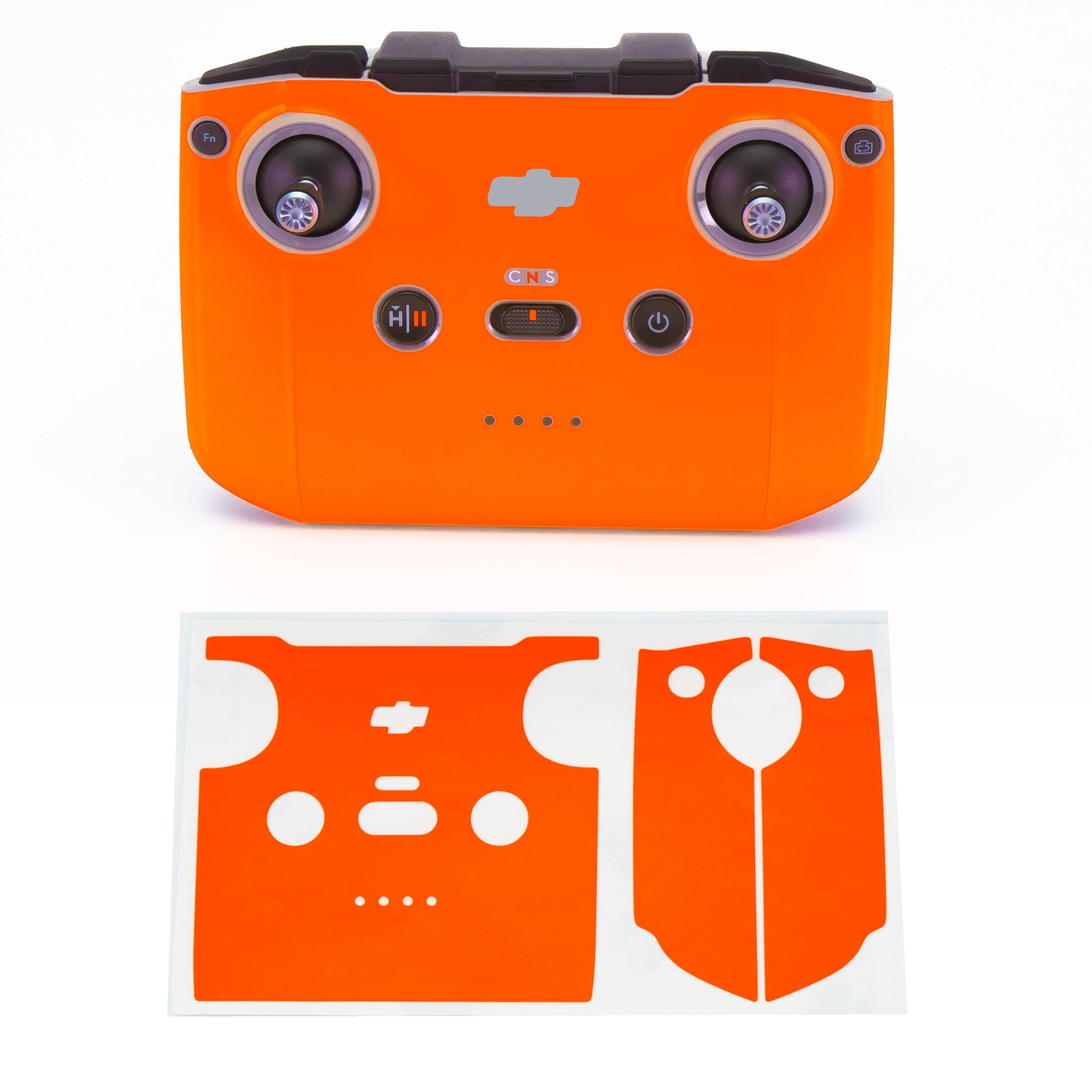 WRAPGRADE Skin Stickers Compatible with DJI RC-N2/N3 (NEON Orange)
