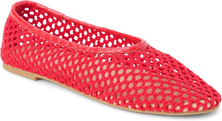 Coconuts by Matisse Womens Marta Ballet Flats Casual - Red