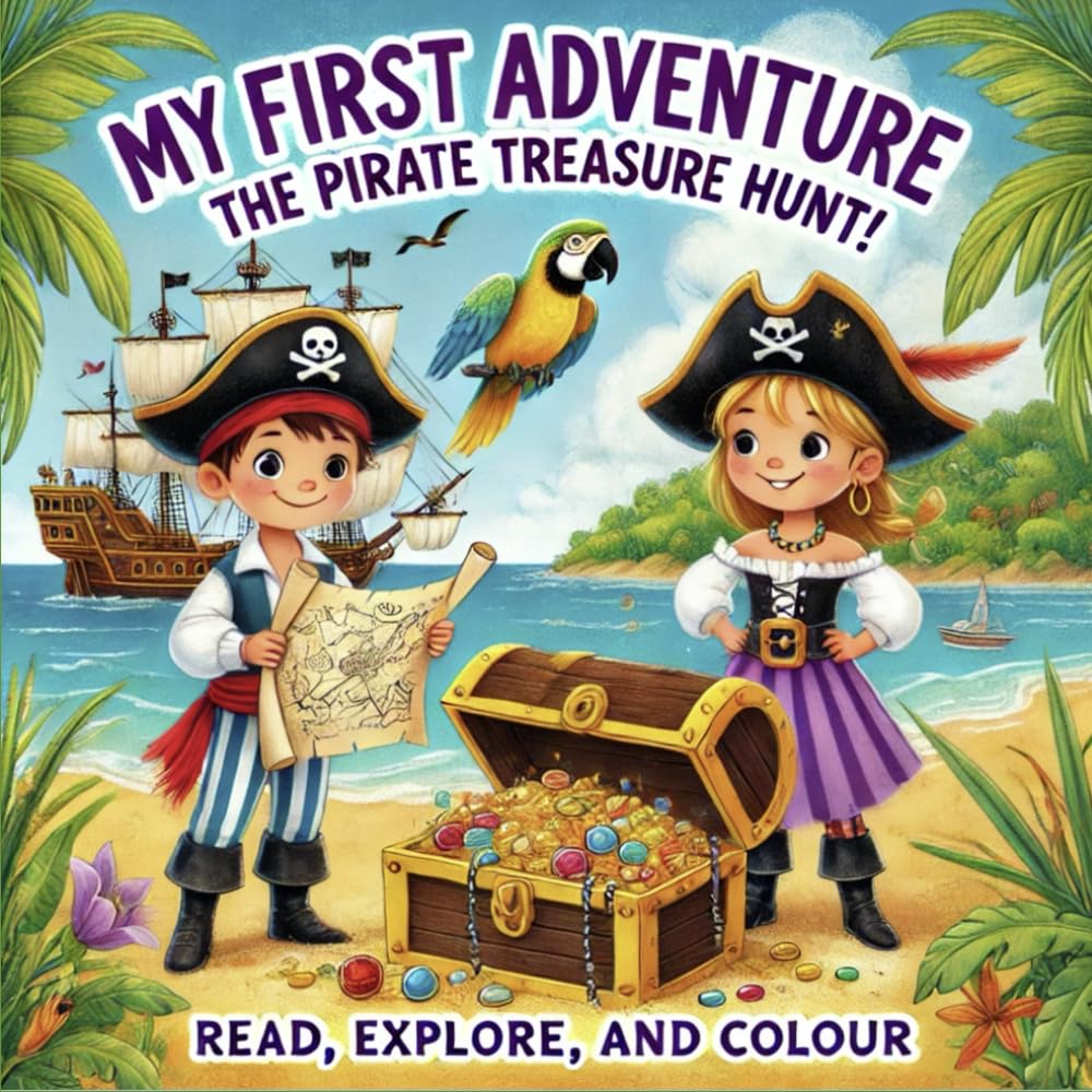 My First Adventure: The Pirate Treasure Hunt!: Read, Explore, and Colour