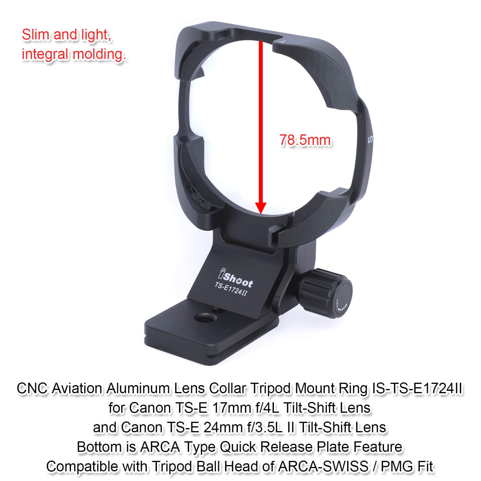 Objectif Bague de fixation pour trépied Métal Lentille Bracket pour Canon MP-E 65mm f/2.8 1-5X