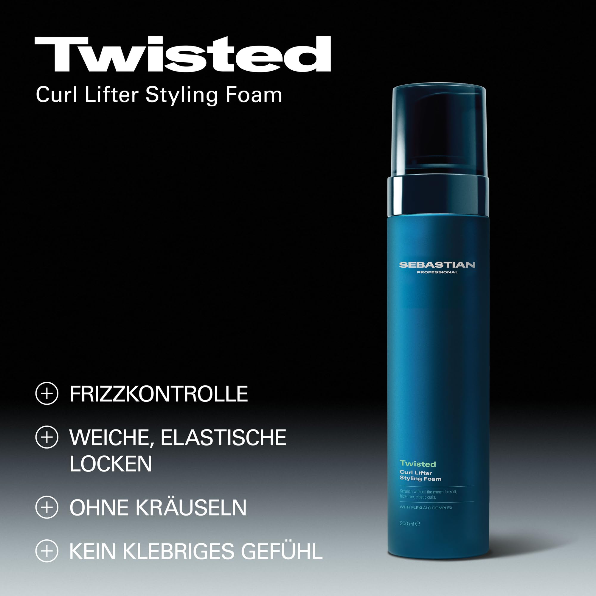 Sebastian Professional Twisted Curl Magnifier Styling Cream – Definierende Haarcreme für welliges & lockiges Haar, reduziert Frizz, spendet Feuchtigkeit & sorgt für geschmeidige
