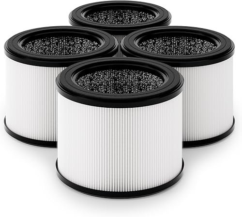 Miniatura 1 de VENDFO Filtro de aire de repuesto versión estándar para filtro de aire VF10, H13 True HEPA, paquete de 4