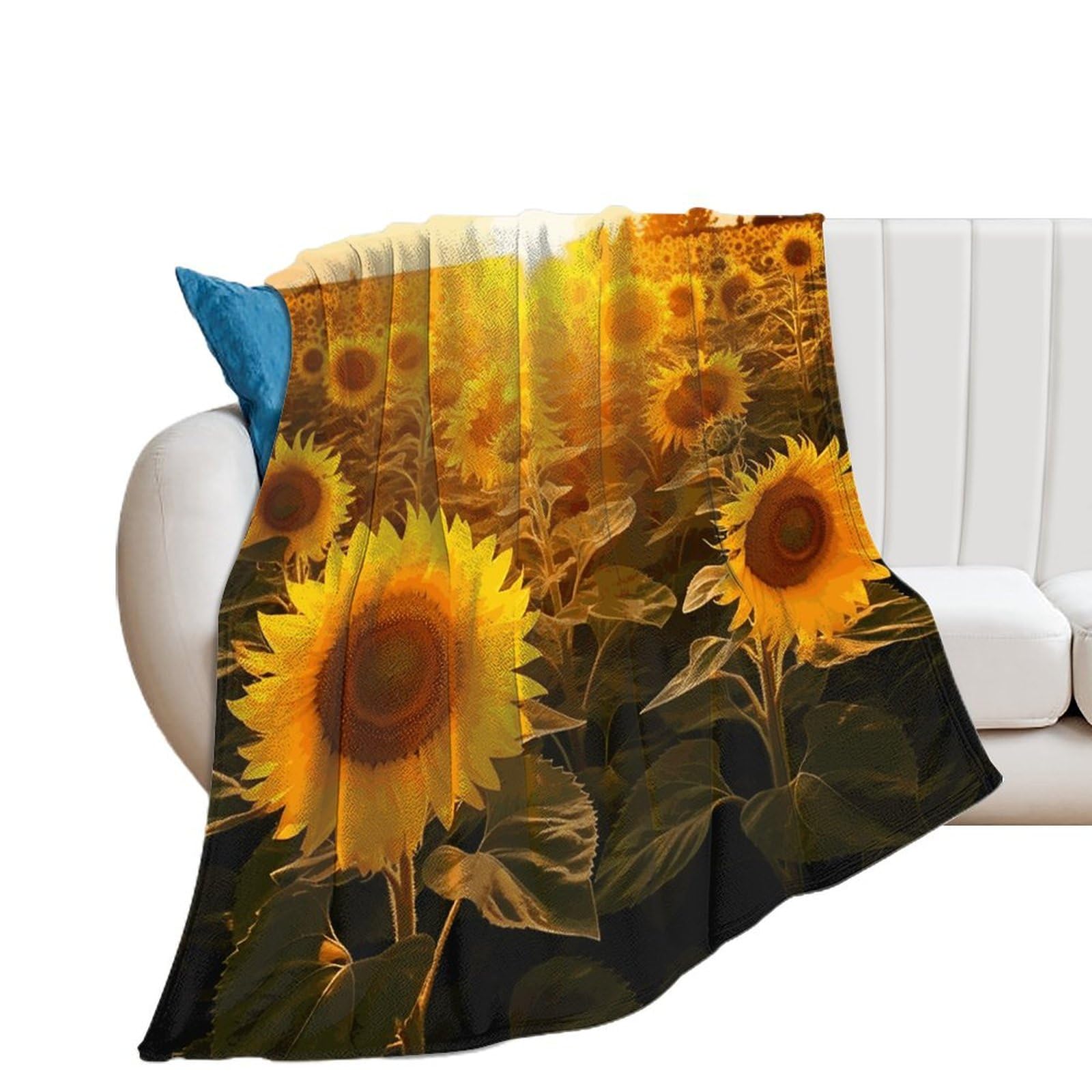 Jeté en microfibre grand format pour lit couverture douce chaude