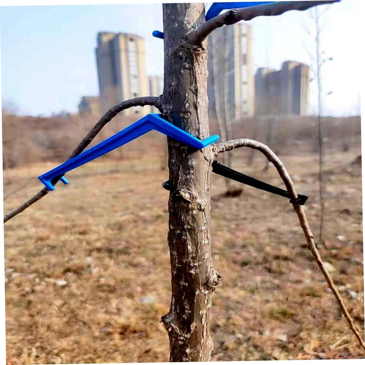 POPETPOP Adjustable Limb Spreaders for Fruit Trees 100pcs Plastic Branch Support Tools Tree Training Clips for Gardening for Branch Modelling and Bending