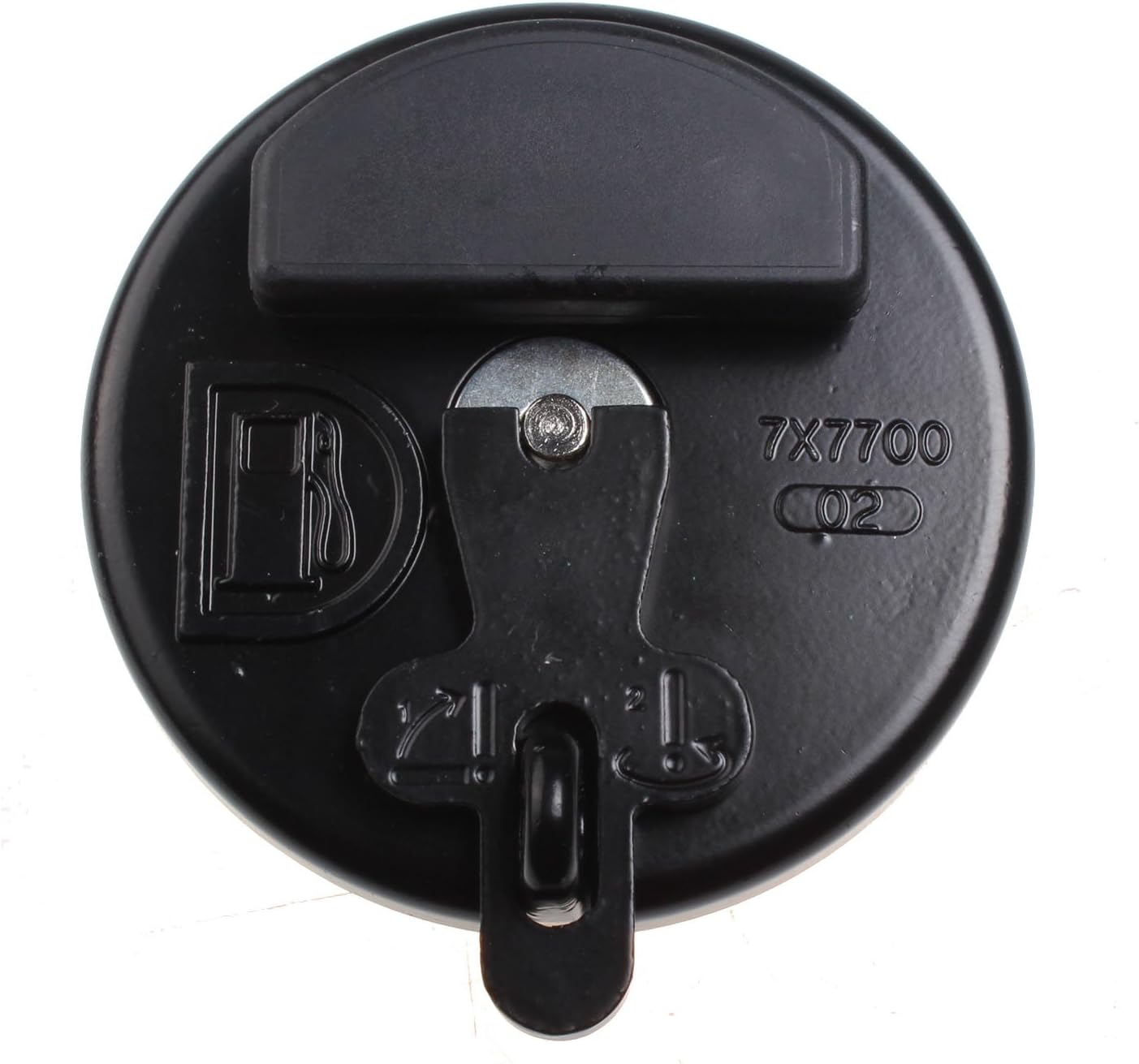 Holdwell Locking Fuel Cap 7X7700 compatible with Caterpillar Excavator 320C Dozers D3C Loaders 931B (Silver)