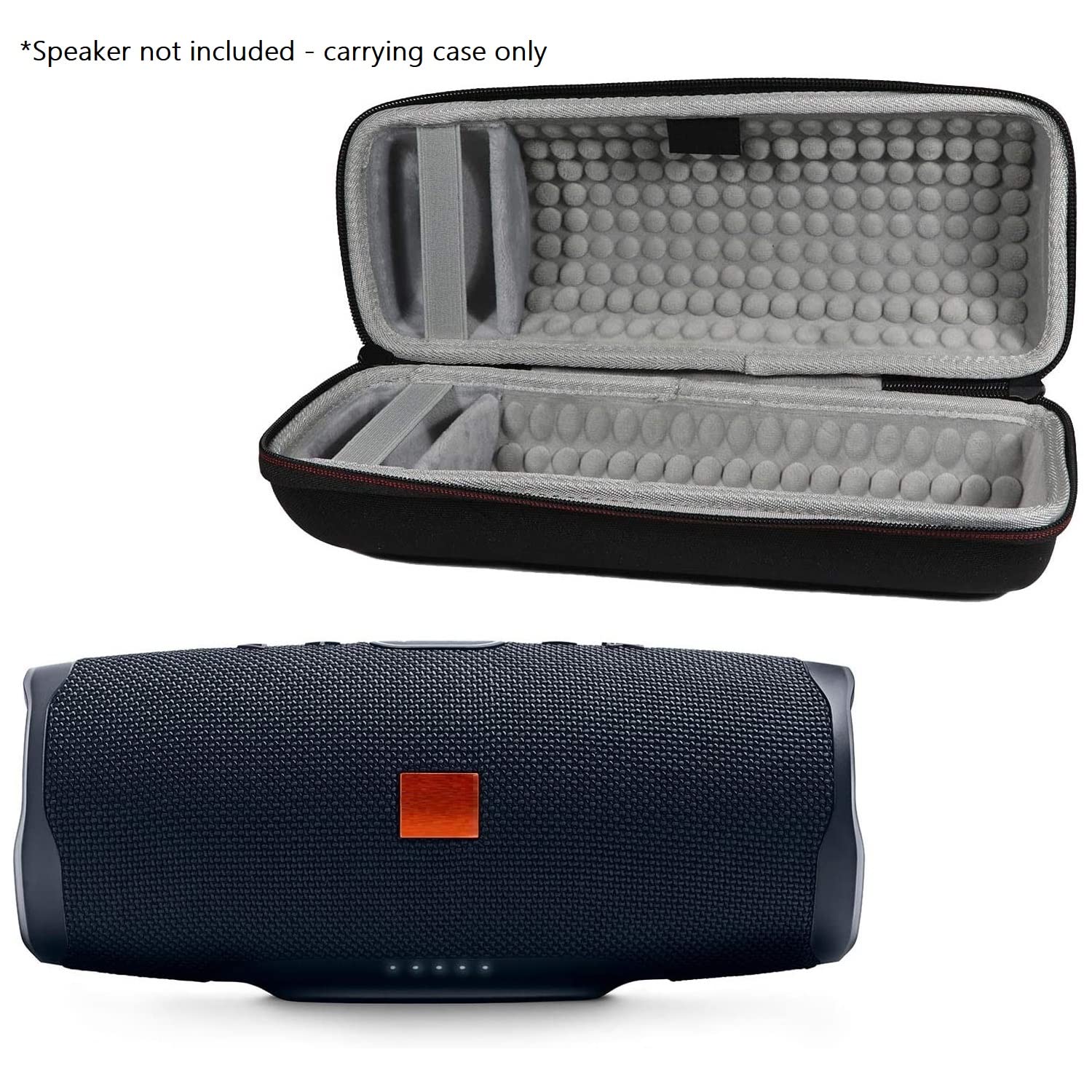 Deluxe Hardshell Carrying Case for JBL Charge 4 Wireless Bluetooth Speaker (Black)
