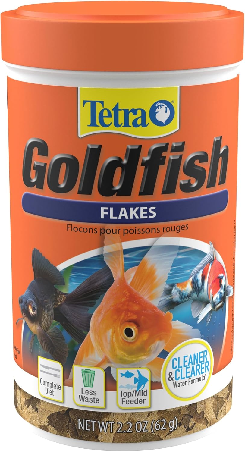 Tetra Goldfish Flakes Fish Food, 2.2 oz