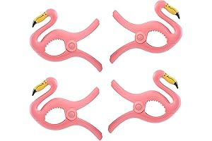 O2COOL Bocaclips Flamingo Towel Clips