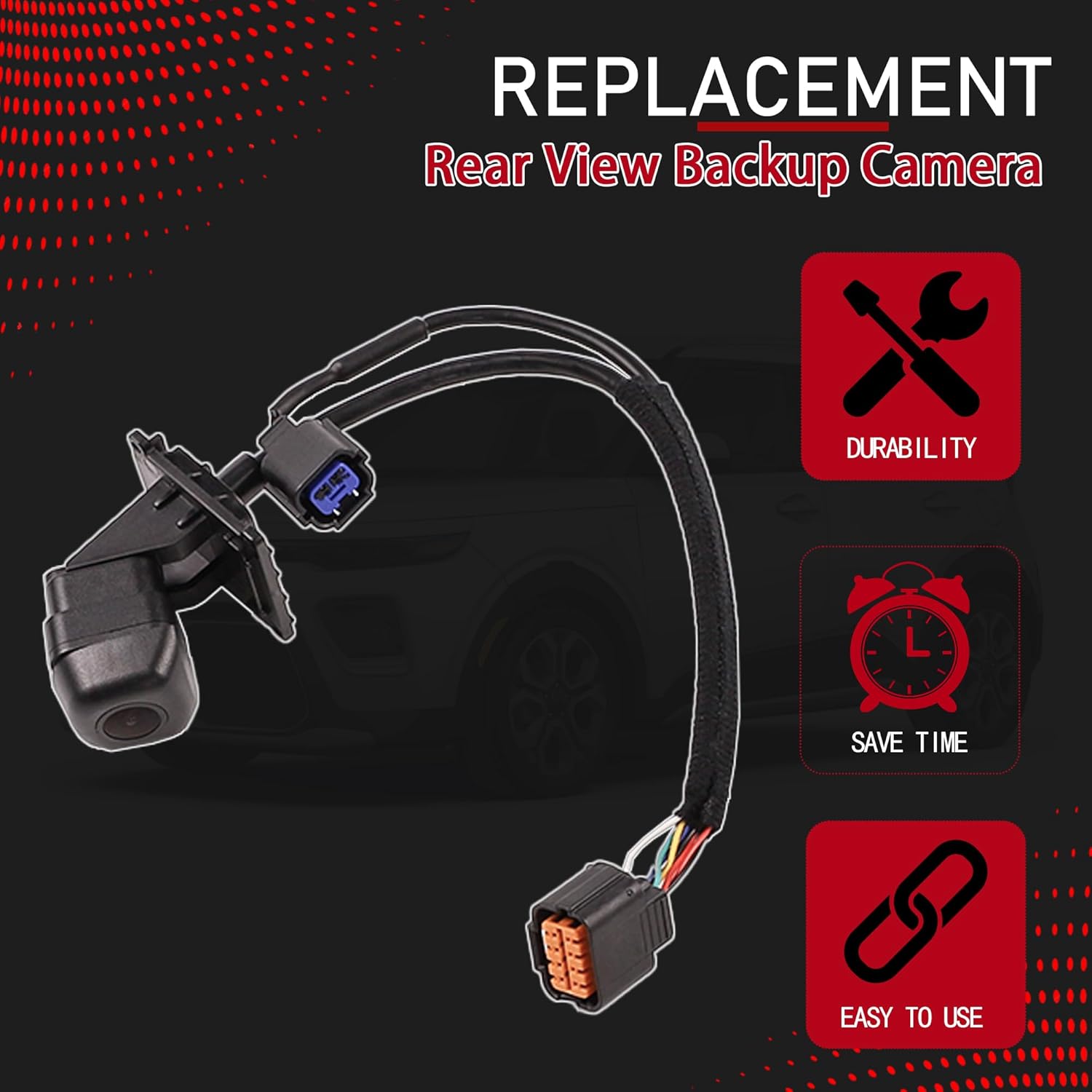 99241-K0000 Rear View Backup Camera Compatible with 2020 2021 2022 Kia Soul Parking Assist Camera Replaces 99241K0000