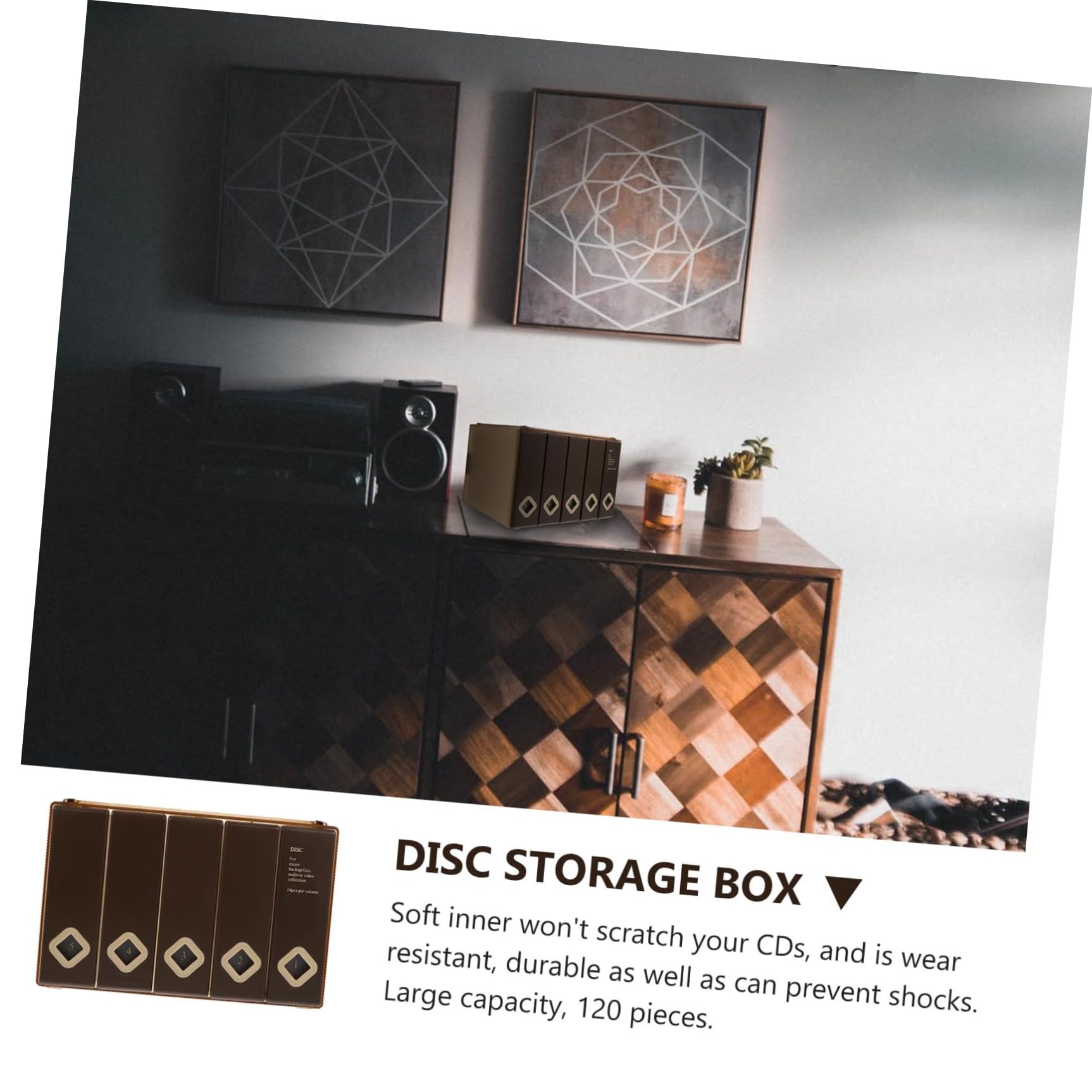 Cabilock Custodia del CD Dvd Scatole di Immagazzinaggio Titolari Librerie CD Disco Rigido Portatile Scaffale Libreria CD Borsa Porta Dvd Flight Case Album CD Organizer Case