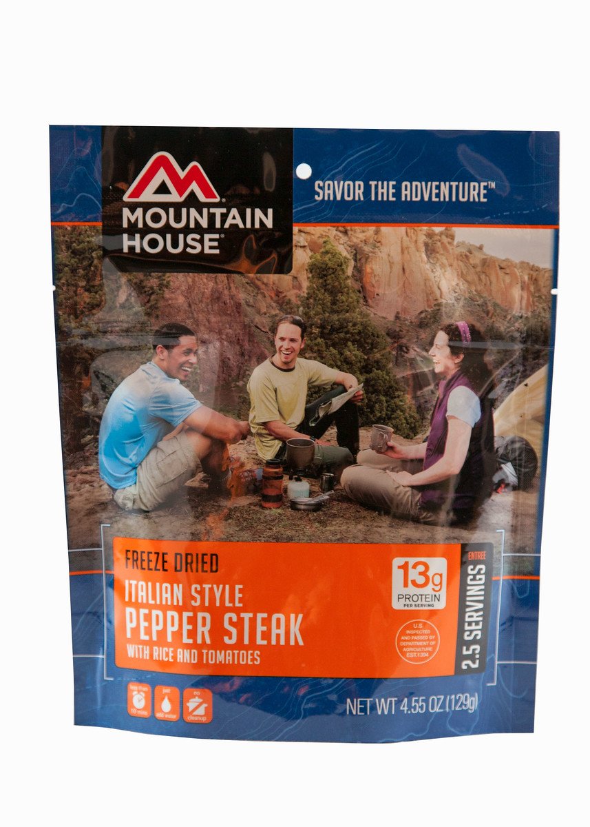 Mountain House Italian Style Pepper Steak with Rice
