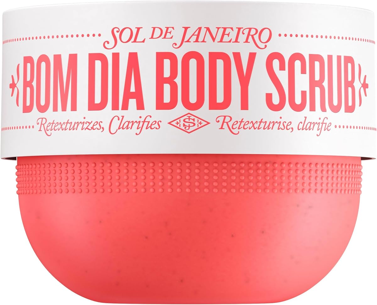 Exfoliante corporal Sol de Janerio 7.8 oz. | Aroma exfoliante, nutritivo, de pistacho, caramelo y vainilla