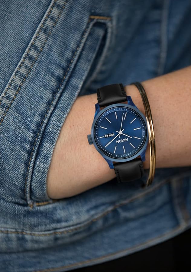 Amazon.co.jp: NIXON Sentry Luxe A1263 – べっ甲/ゴールド/ブラウン