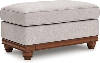 Signature Design by Ashley Rectangular Ottoman, Farmhouse Meadowview