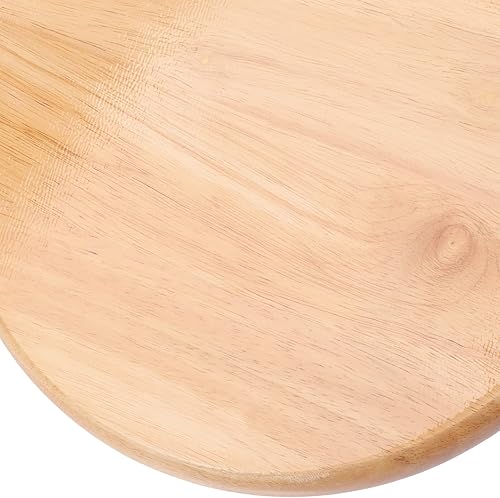 Miniatura 6 de Housoutil 4 piezas de repuesto de asiento redondo de madera, 11.6 in11.6 pulgadas, parte superior redonda de madera para taburetes de bar, muebles