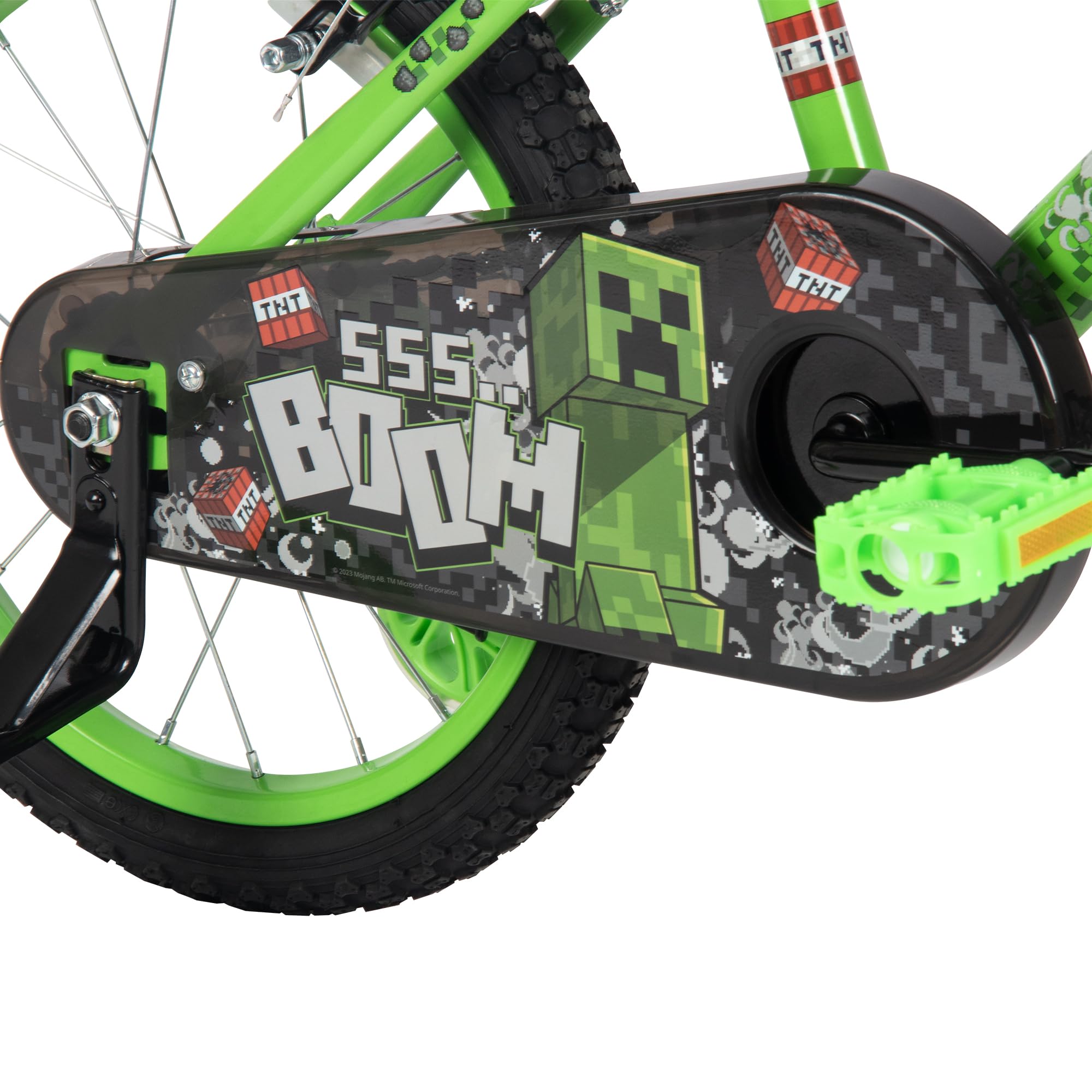 Huffy Minecraft Bicicletta per bambini, Verde, Medium