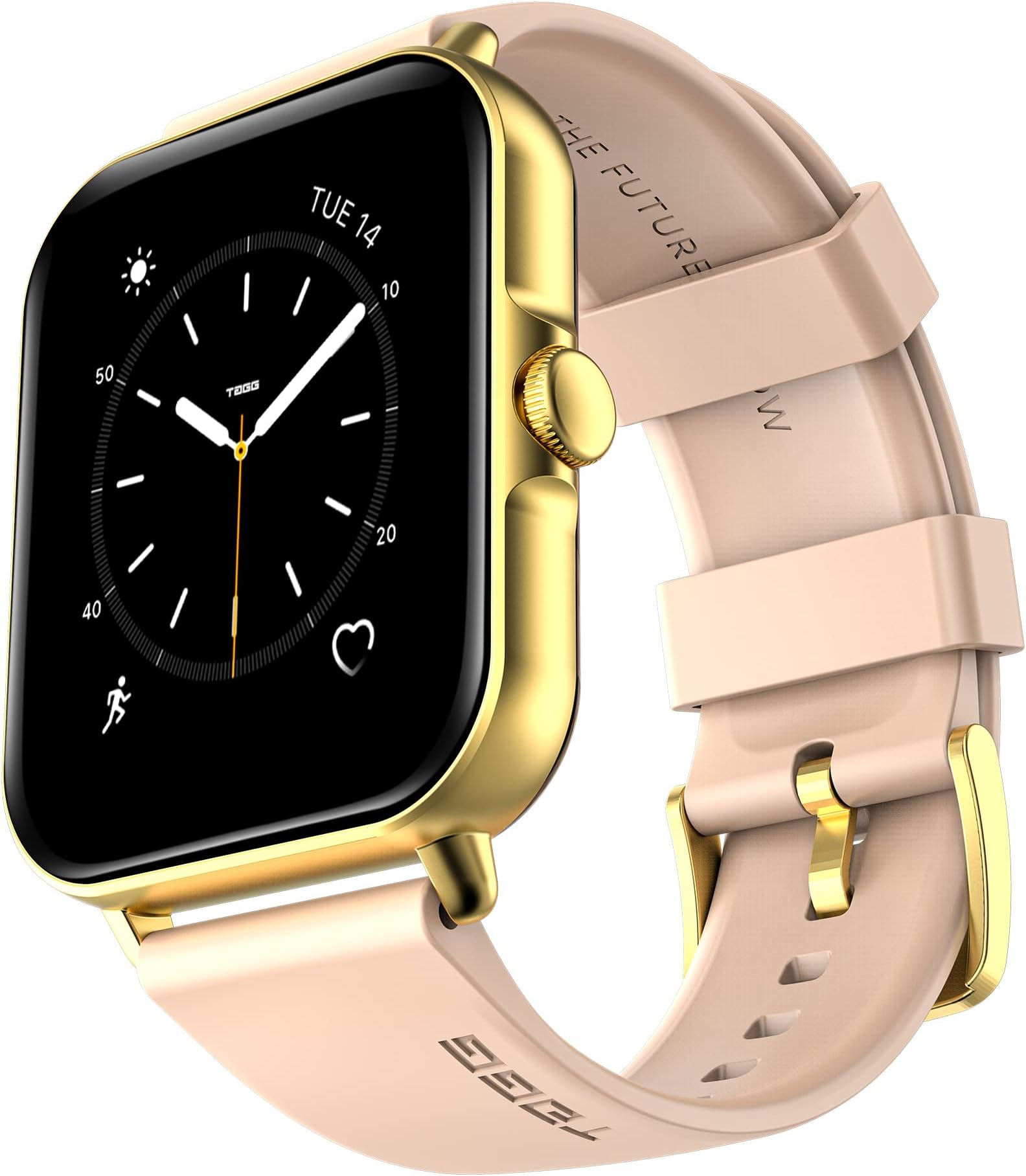TAGG Engage Lite Advanced Calling Smartwatch with Split Screen Function | Single Chip Technology | Fast Charge 10 min = 1 Day Usage | AI Voice Assistant | Built-In Games, Calculator, Stopwatch & Timer