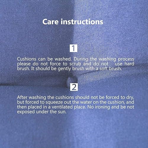 Miniatura 5 de Cojín grueso para silla mecedora de patio, con 6 corbatas, respaldo alto, cojín para tumbona, cojín para silla relajante, cojín de asiento de banco