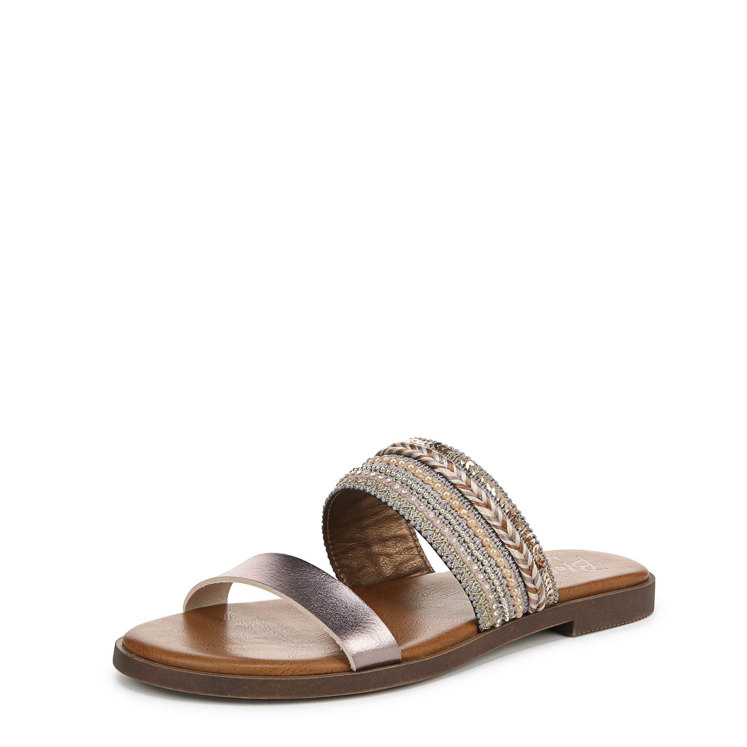 Blowfish Malibu Women's Curtis Flat Sandal, Pearl, Medium Fit, UK 5