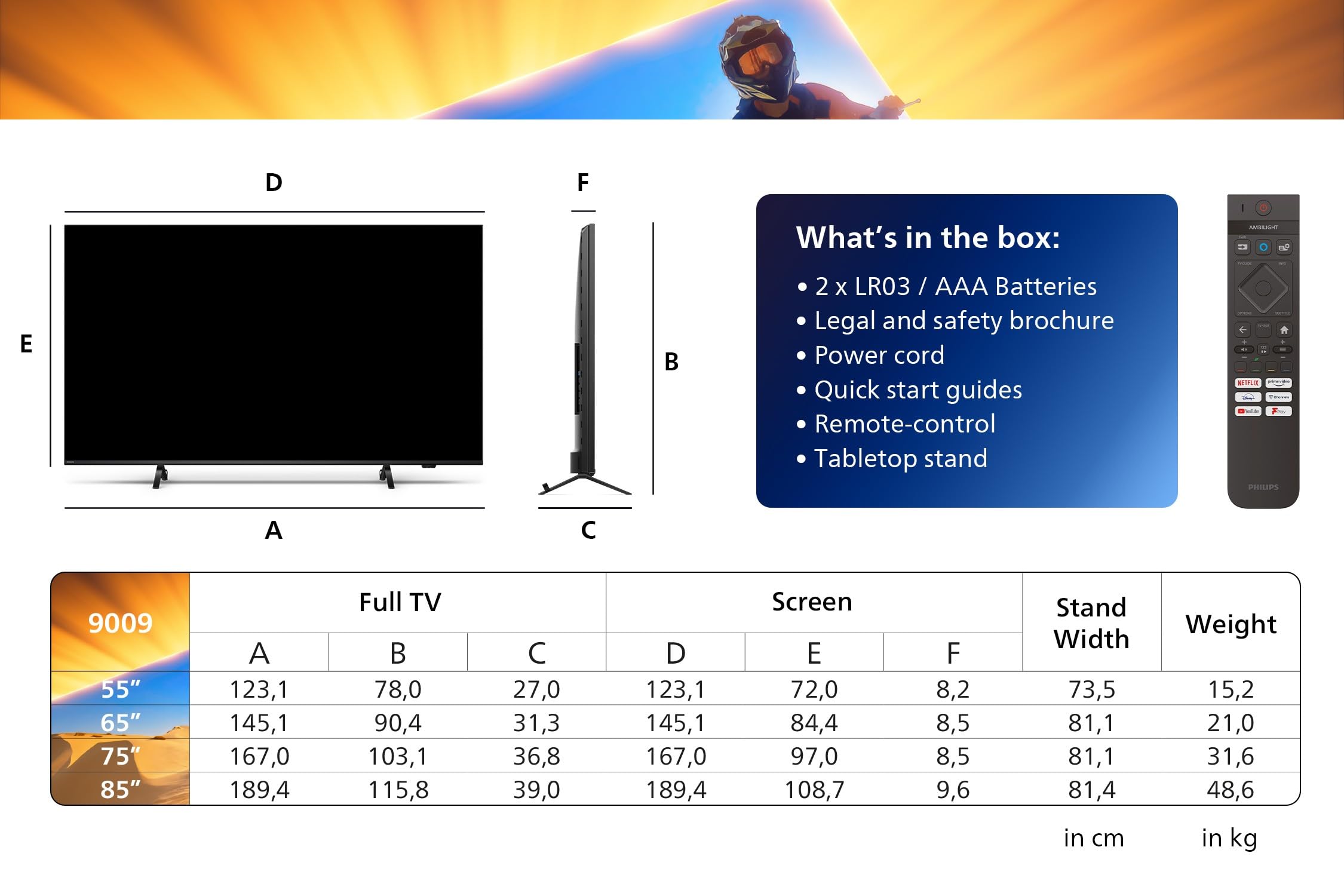 Philips Ambilight The Xtra 75PML9009 Smart TV 4K Quantum Dot MiniLED - Schermo da 75" con processore di immagini P5 Perfect Ultra HD, Titan OS, Dolby Vision e Dolby Atmos Audio - Grigio Antracite