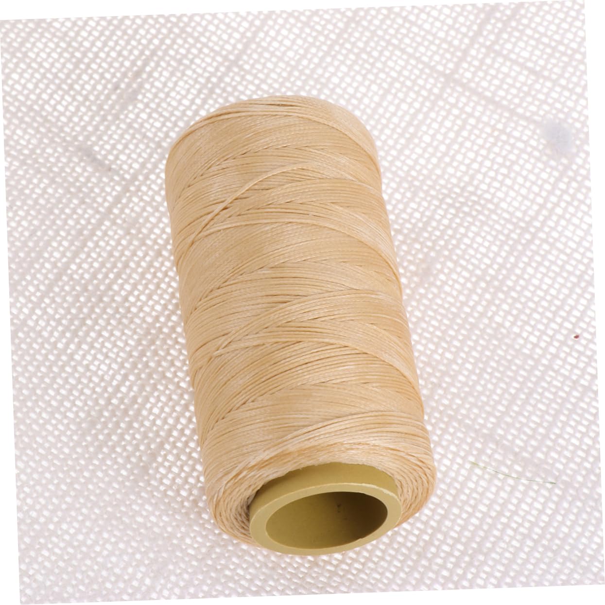 NUOBESTY 3pezzi Filo Cerato Piatto Per Cucire Pelle Filo Da Cucito Cera Resistente Per Progetti Riparazioni e Creazioni Pelle Misura Standard Colore Giallo No