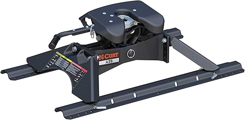 CURT Manufacturing - Enganche con rieles para 5ta rueda 16181 A25.