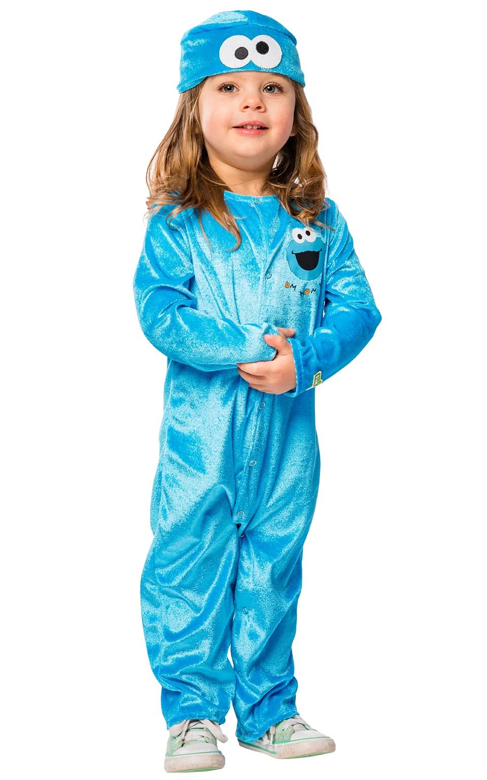 Rubies Official Sesame Street Baby Cookie Monster Costume, Baby Fancy Dress - 3-6 Months Halloween Halloween