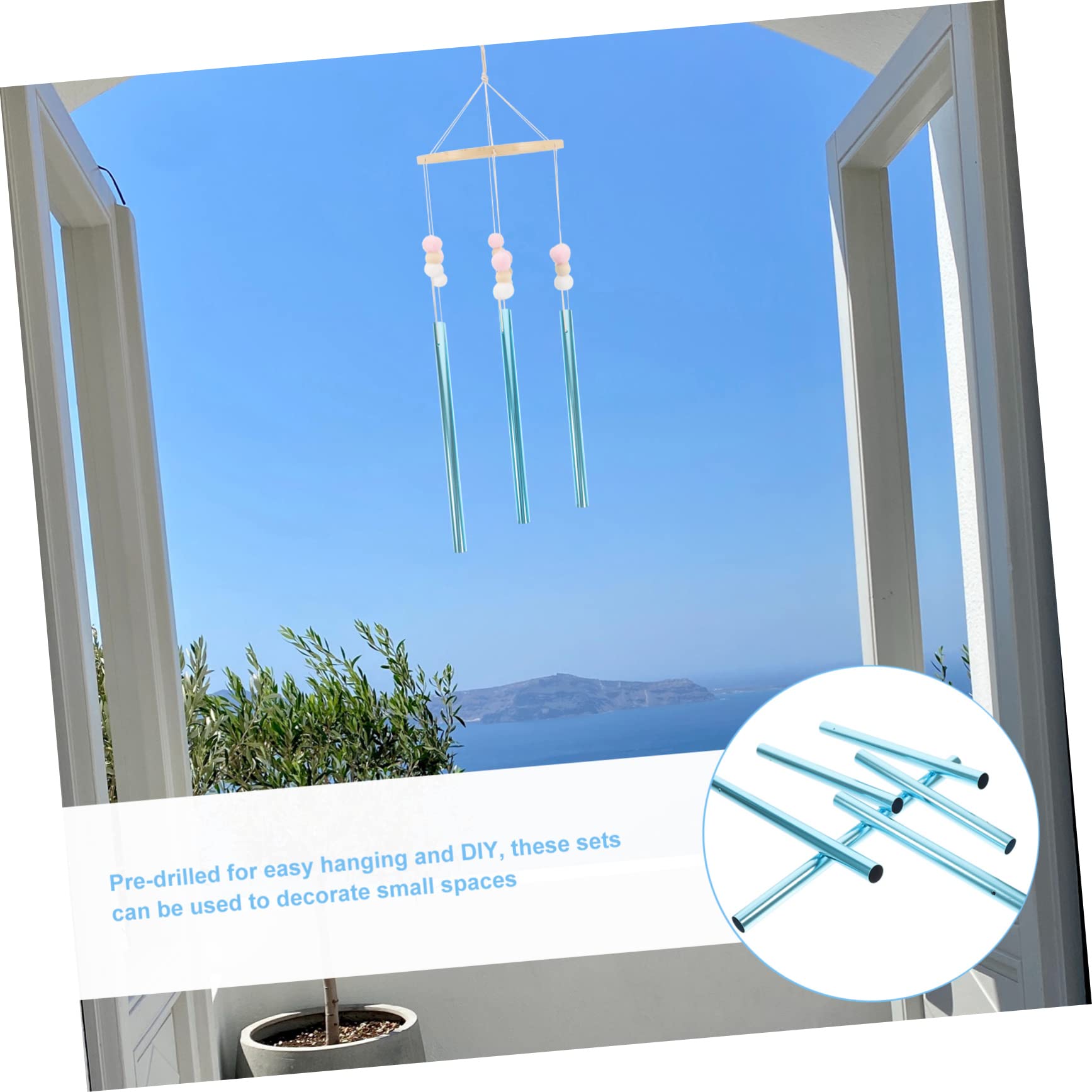 Yardenfun 6pièces Tubes De à Vent Pour Activités Maternelle Matériaux Pour Fabrication De Éoliens