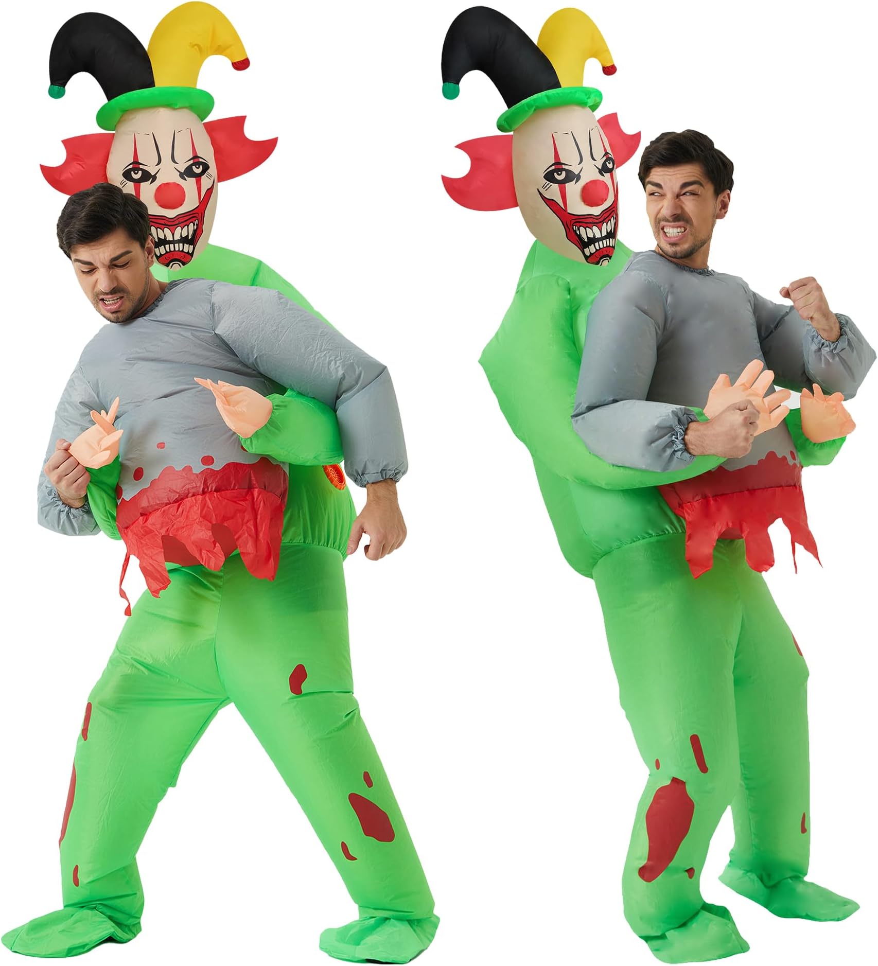 Super Funny Adult Inflatable Costume Party Costume Cosplay Costume for Halloween/Christmas/Easter Party (Clown)