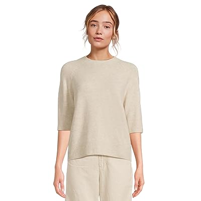 Vince Camuto Short Sleeve Raglan Mock Neck Women