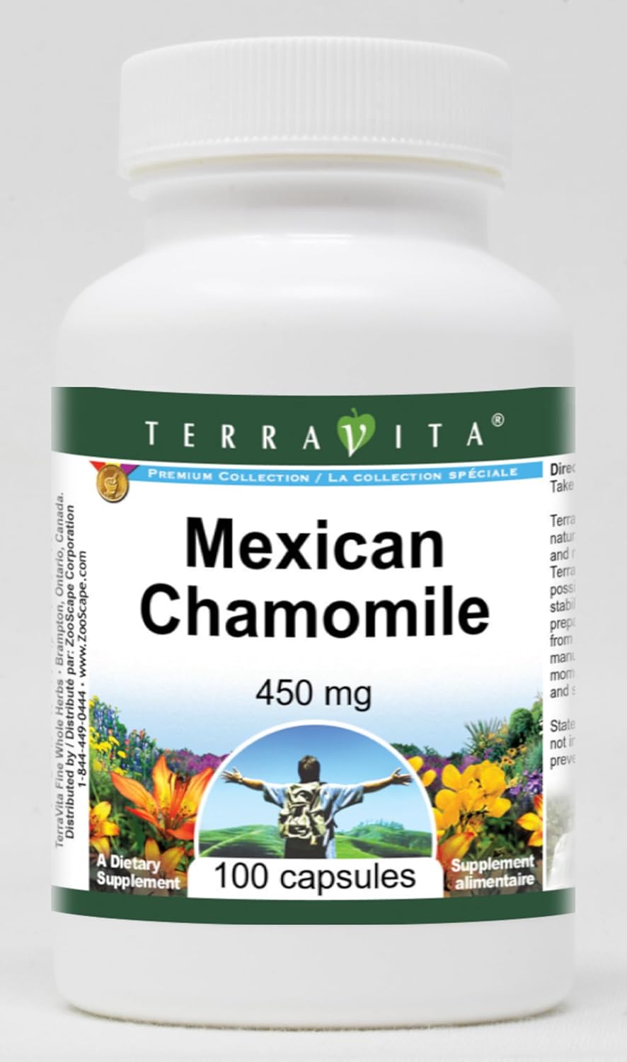 Mexican Chamomile - 450 mg (100 Capsules, ZIN: 519651) - 3 Pack