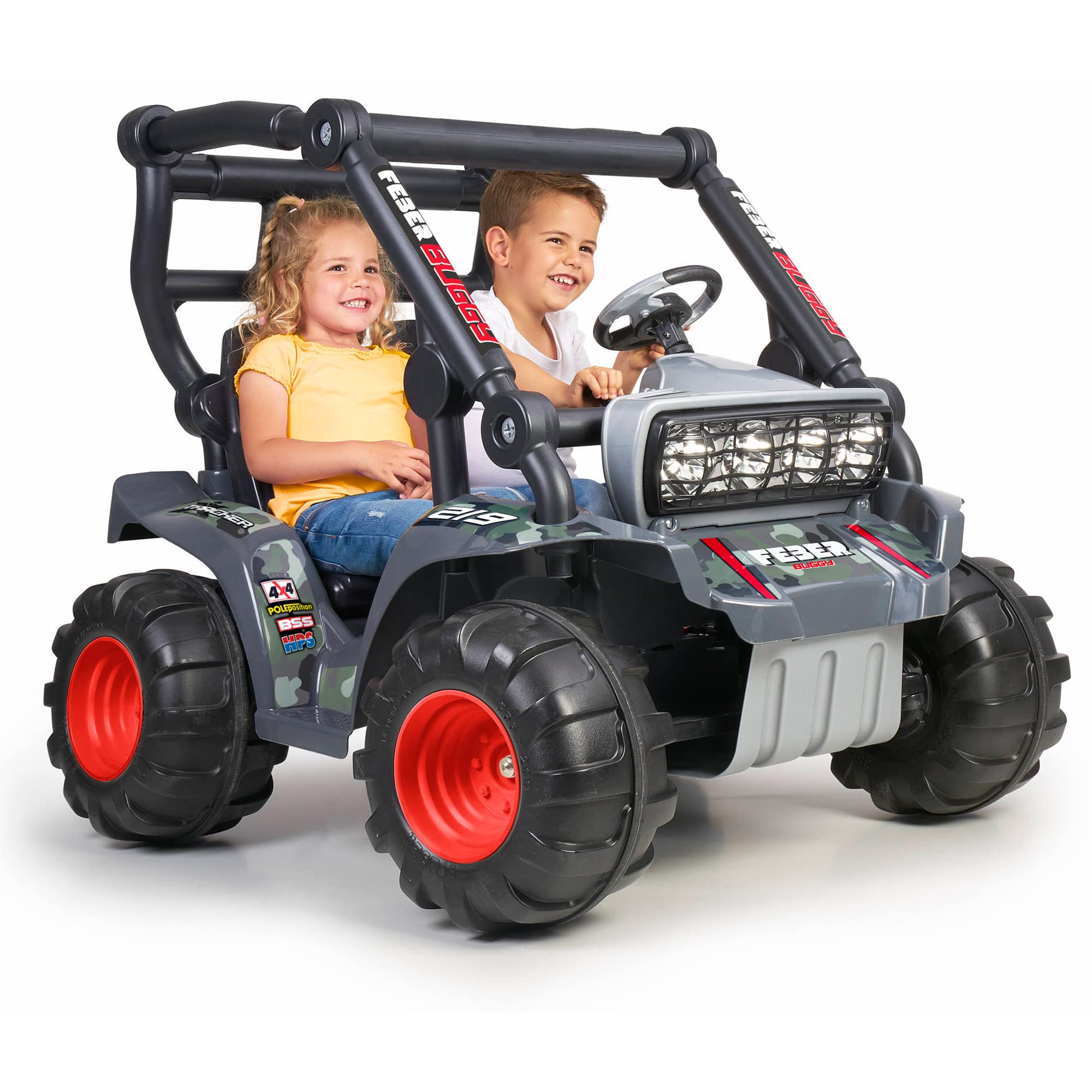 Feber Buggy - Voiture électrique 2 Places pour garçons et Filles à partir de 3 Ans, 12V (Famosa 800012472)