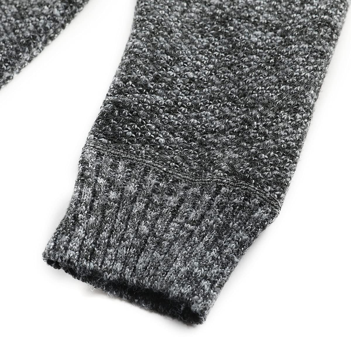 YOUTHUP Cárdigan de Invierno con Capucha para Hombre Forro Polar Suéter de Punto Grueso