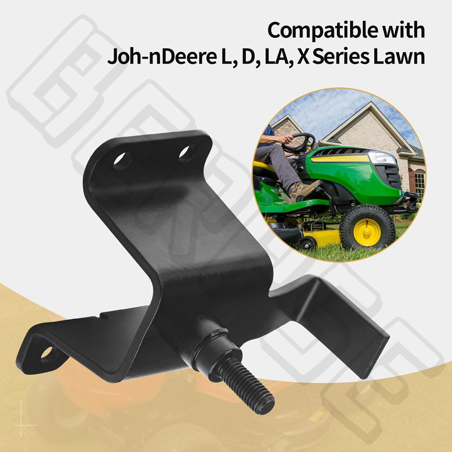 Replacement GY20718 Mower Deck Idler Bracket Repair Kit for JohnDe-ere 54-Inch Deck Lawn and Garden Tractor, Fits Models L, D, LA, X Series