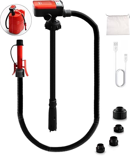 Bomba de transferencia de combustible Bomba de gas eléctrica de carga USB para lata de gas Bomba de transferencia de gas alimentada por batería