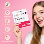 AUSLKA Star Pimple Patches (360 Pcs) Patchs de Zit mignon pour visage, Stickers Spot Patches de Pamplemousse Hydrocolloïde Absorb Fluide, Star Zit Patches avec acide salicylique végétalien, sans cruauté