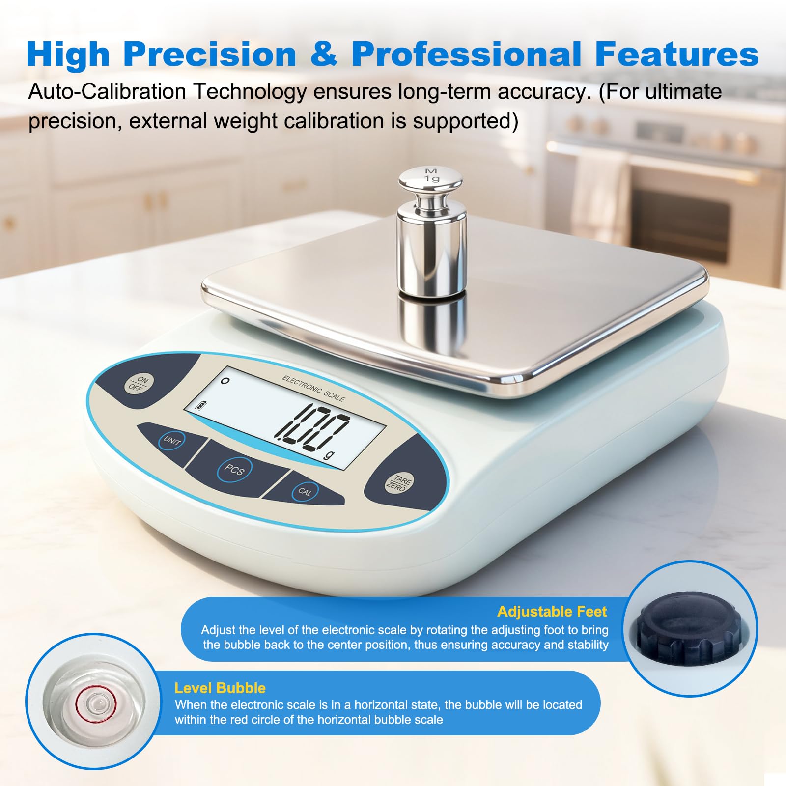 Precision Lab Balance - 5000g x 0.01g -4