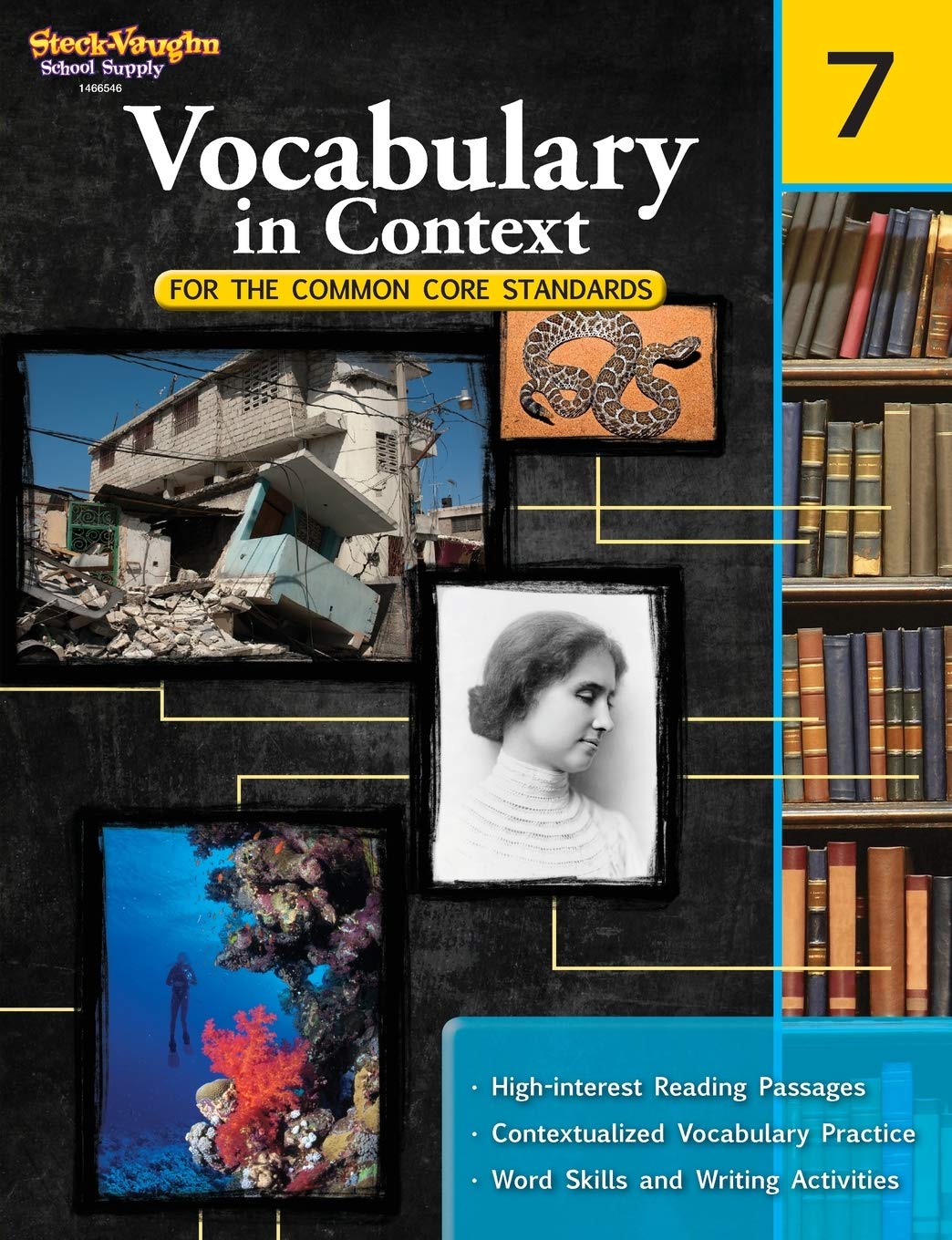 Vocabulary in Context Workbook Grade 7: For the Common Core Standards