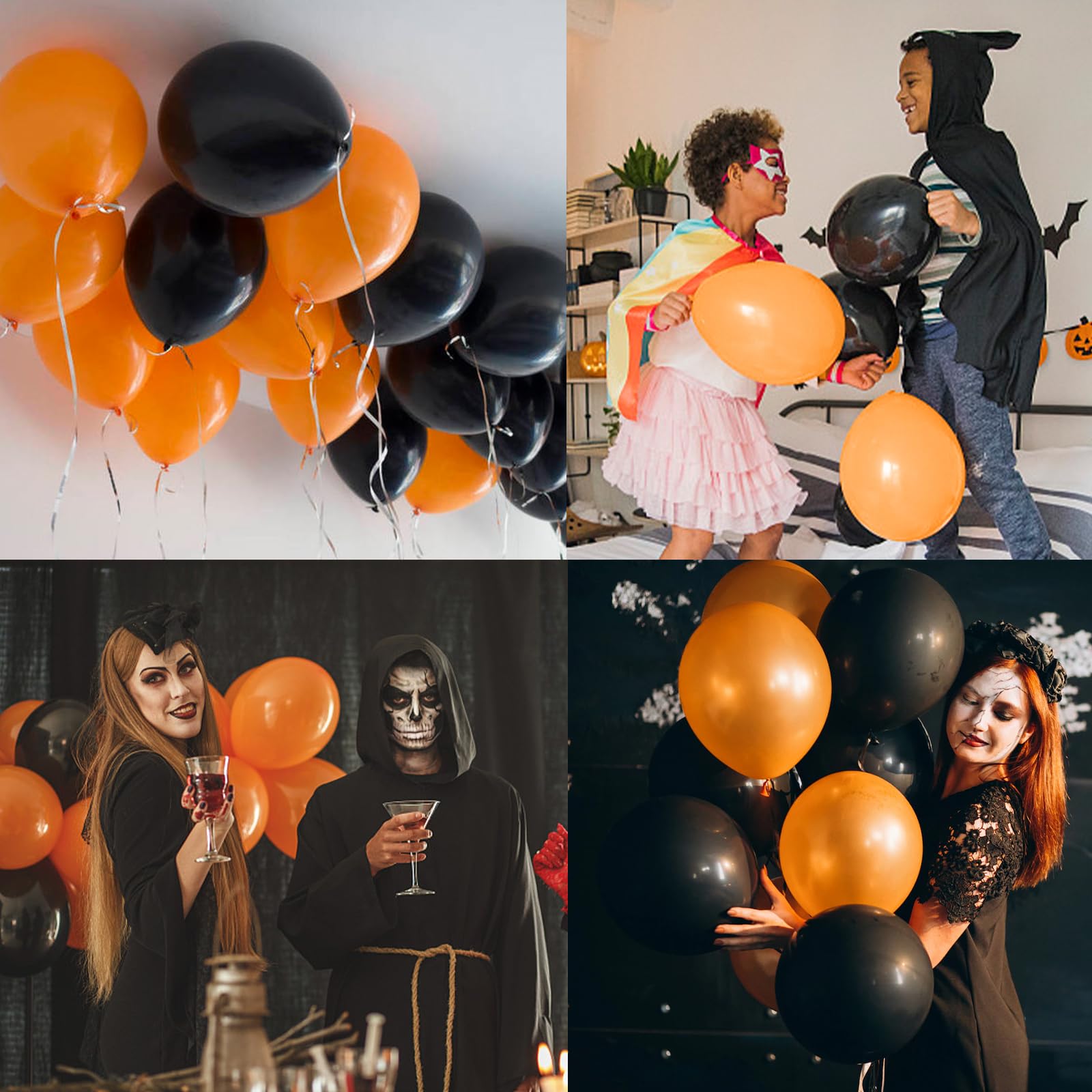 60 Stück Latexballons In Orange & Blau – 30,5 Cm Luftballons Für Parties, Hochzeiten, Geburtstage, Deko