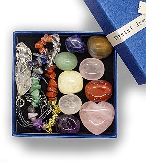 Crystals and Healing Stones, Healing Crystals, Witchcraft kit, Chakra Stones, Crystals and Stones, Witchcraft Supplies, Healing Crystals and Stones, Crystal Set, Crystal Box