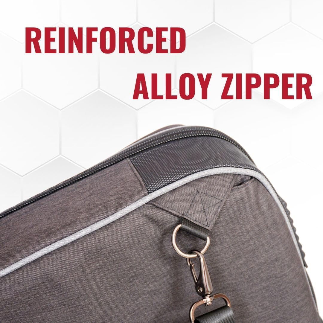 VEKTO 28mm Padded 41' Acoustic Guitar Gig Bag – 600D Oxford Waterproof, Thick Foam, Backpack Straps, Extra Pocket Black