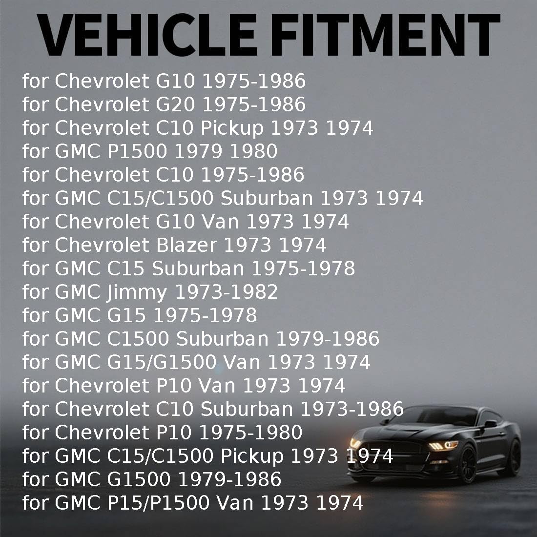 Suspension Control Arm Shaft Kit Front Upper 2 X for Chevrolet G10,Blazer,C10 Pickup, Suburban 1973 1974 1975 1976 1977 1978 1979 1980 1981 1982 1983 1984 1985-1986 Replacement 6258494