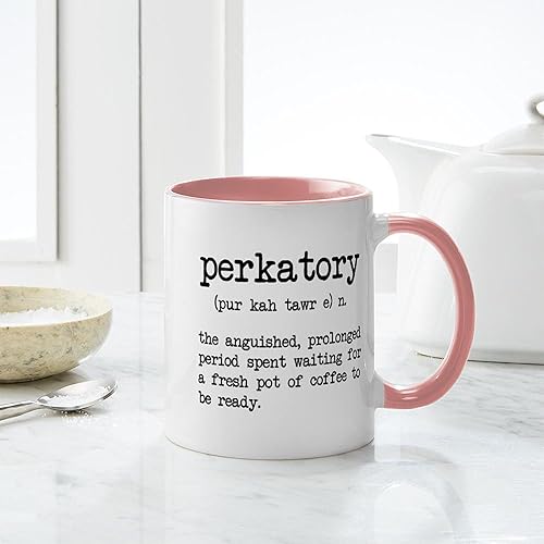 Miniatura 7 de CafePress Perkatory Mugs - Taza de café de cerámica de 11 oz (11.0 fl oz)