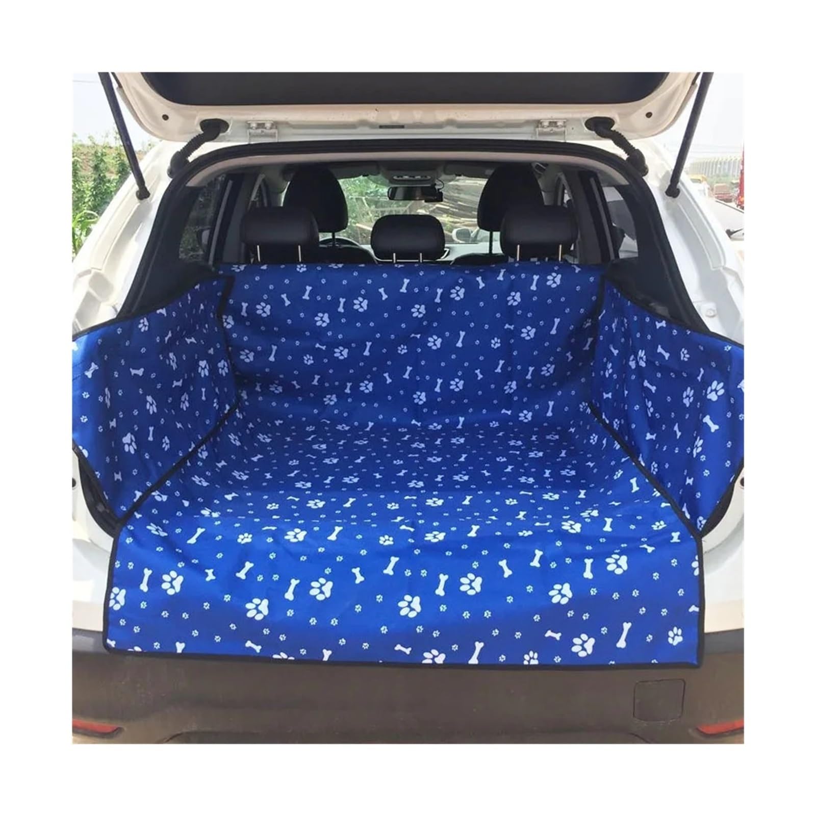 Alfombrillas para el Maletero Funda para Asiento de Coche para Perro, Alfombrilla para Maletero, Forro Carga para Mascota, Tela Oxford Impermeable(Light Blue)