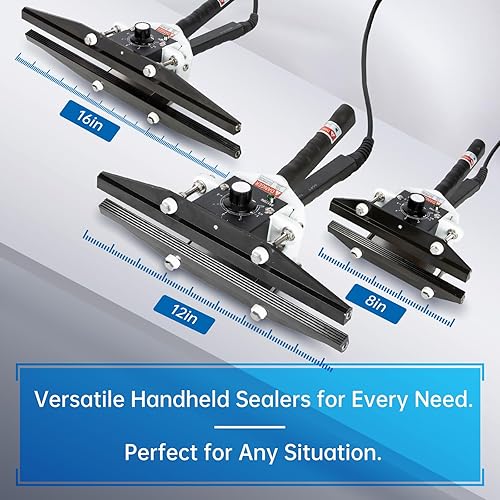 Miniatura 2 de Máquina selladora térmica portátil de mano R-PACK FKR-200, 8 pulgadas, para bolsa de aluminio, bolsa de Kraft, bolsa de Mylar
