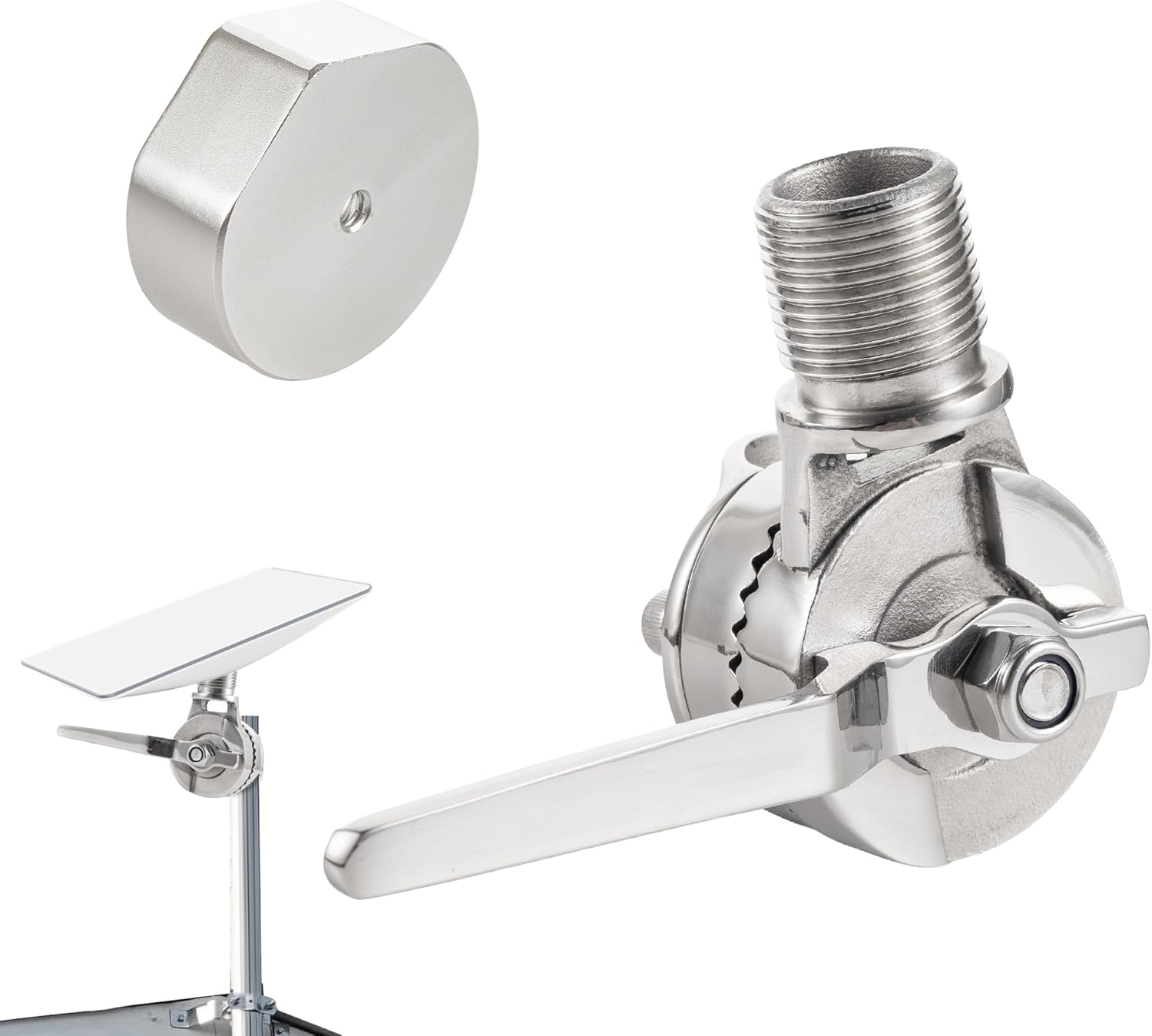 High Strength Stainless Steel Marine-Grade Adjustable Rail Mount for Starlink Mini Antenna, Specialized Perfect for Installation on Boats, Yachts, Sailboats, Eifagur