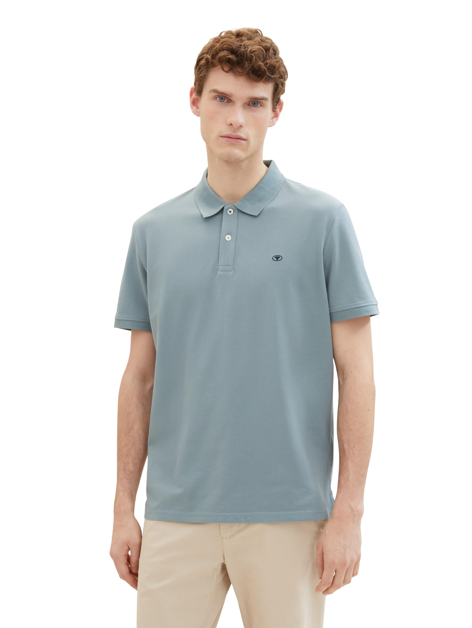 Tom Tailor Herren Piqué Poloshirt aus Baumwolle