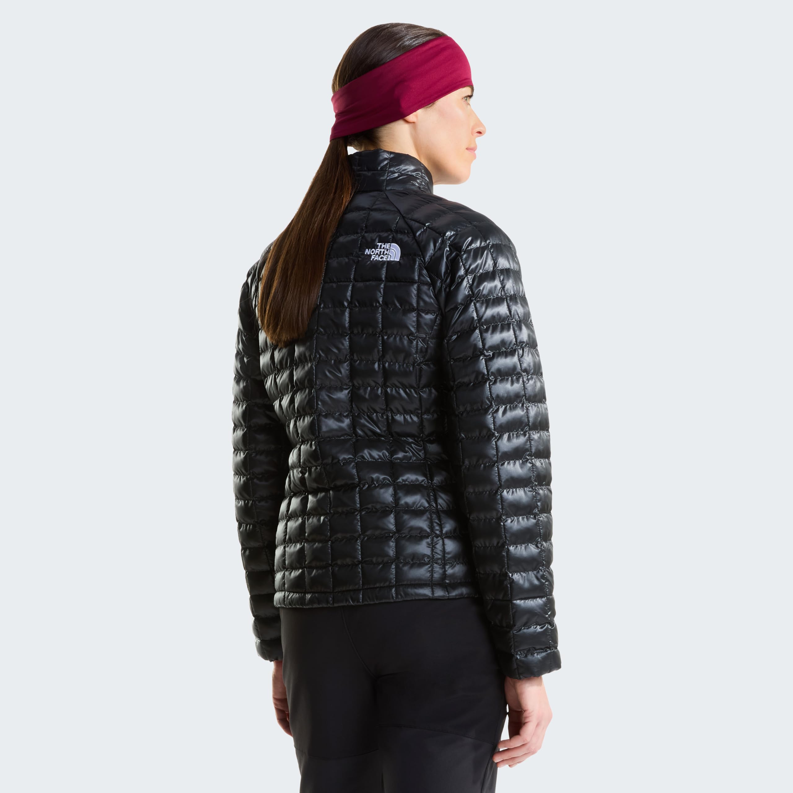 The North Face - Damska kurtka ThermoBall - TNF BLACK/TNF BLACK, XL | Wind-Blocking, Lightweight, Warmth, Packable, Recycled Materials, Zip Jacket